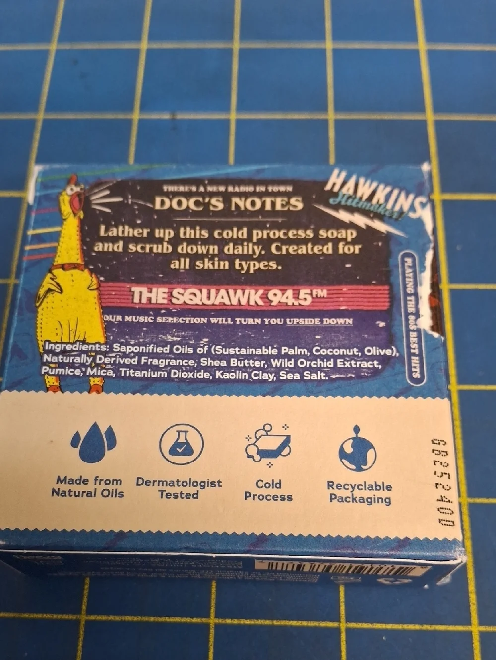 Dr. Squatch Stranger Things Squawk Signal Bar Soap 141g NWT